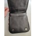 Мъжка черна чанта за рамо естествена кожа размер XL