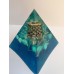 Пирамида оргонит за късмет спокойствие и пари в дома Sea Magic размер XL