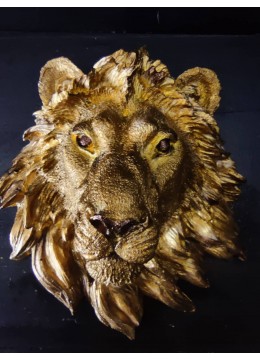 Зодия Лъв подарък - украса за стена Лъвска глава