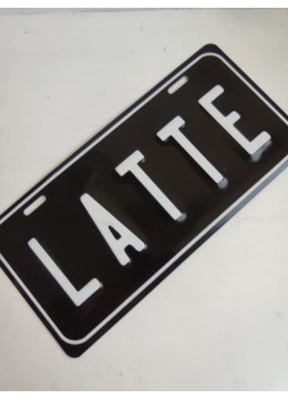 Декоративна табела за кафе и бар Latte