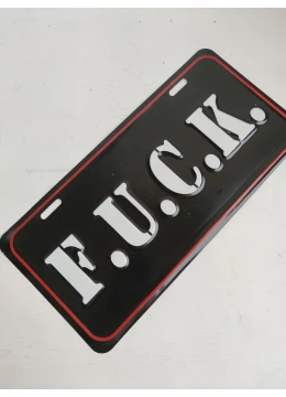 Декоративна табела за стена F.U.C.K