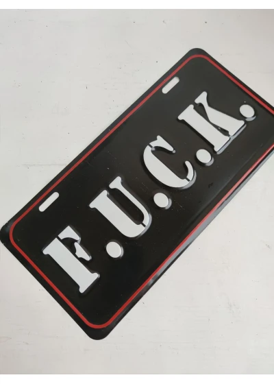 Декоративна табела за стена F.U.C.K